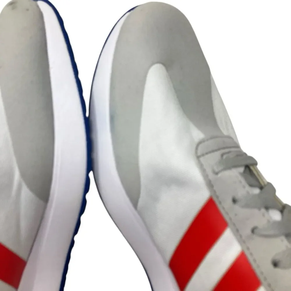 Adidas Sneakers EE9728 Mens 12 Grey Red Retro Running‎ Casual Streetwear Run 60s